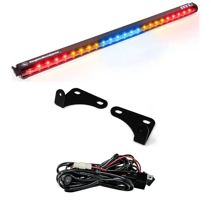 Baja Designs Rtl 30" Blue Rear Tail Light Kit For 15-18 Polaris Rzr W/ 2-Seats 1