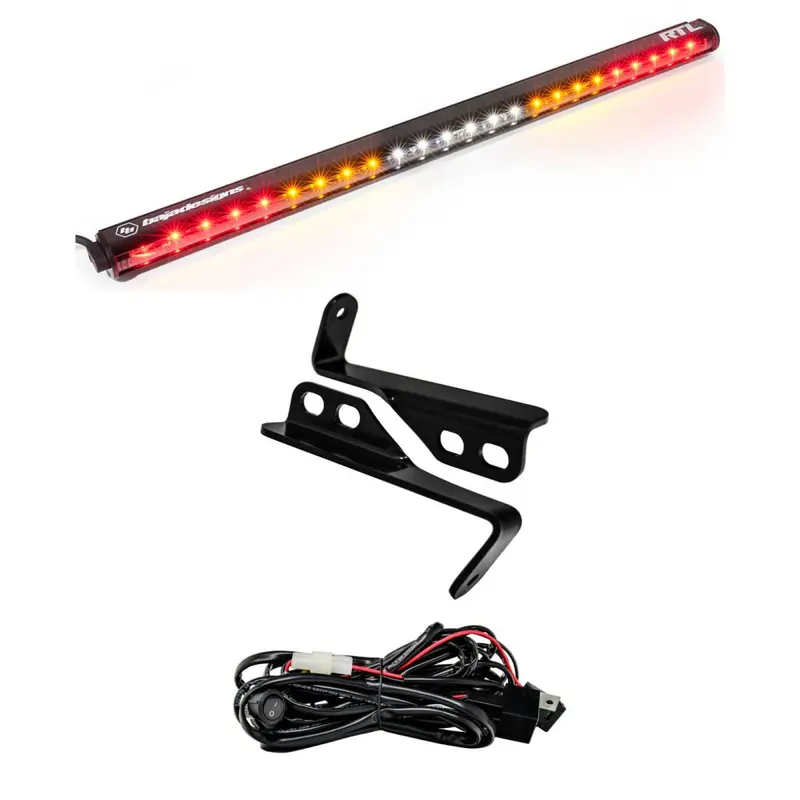 Baja Designs Rtl 30 Inch Clear Led Rear Tail Light Kit For 2015-2018 Polaris Rzr 1