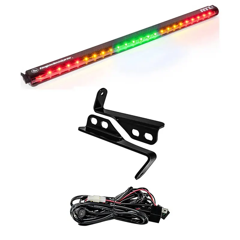 Baja Designs Rtl 30 Inch Green Led Rear Tail Light Kit For 2015-2018 Polaris Rzr 1
