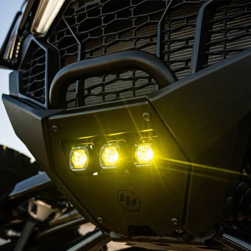 Baja Designs S1 Amber Wide Cornering Lower Fascia Light For 2020-2025 Polaris Rzr Pro / 2022-2024 Rzr Turbo R 2