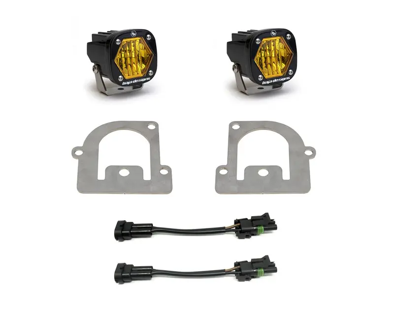 Baja Designs S1 Led/Amber Fog Pocket Light Kit For 2021-2025 Ford Bronco Sport 1
