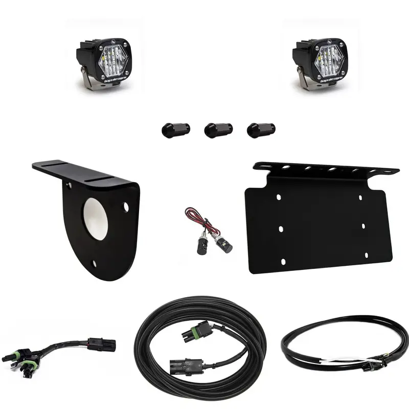Baja Designs S1 Led Reverse Light Kit W/ Plate & Upfitter For 2021-2025 Ford Bronco 1