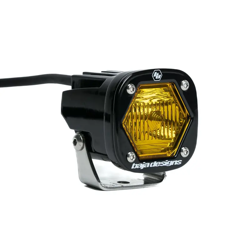 Baja Designs S1 Light Pod Baja Amber Trail Lens 5000K Led 2375 Lumens Off-Road Lighting 1