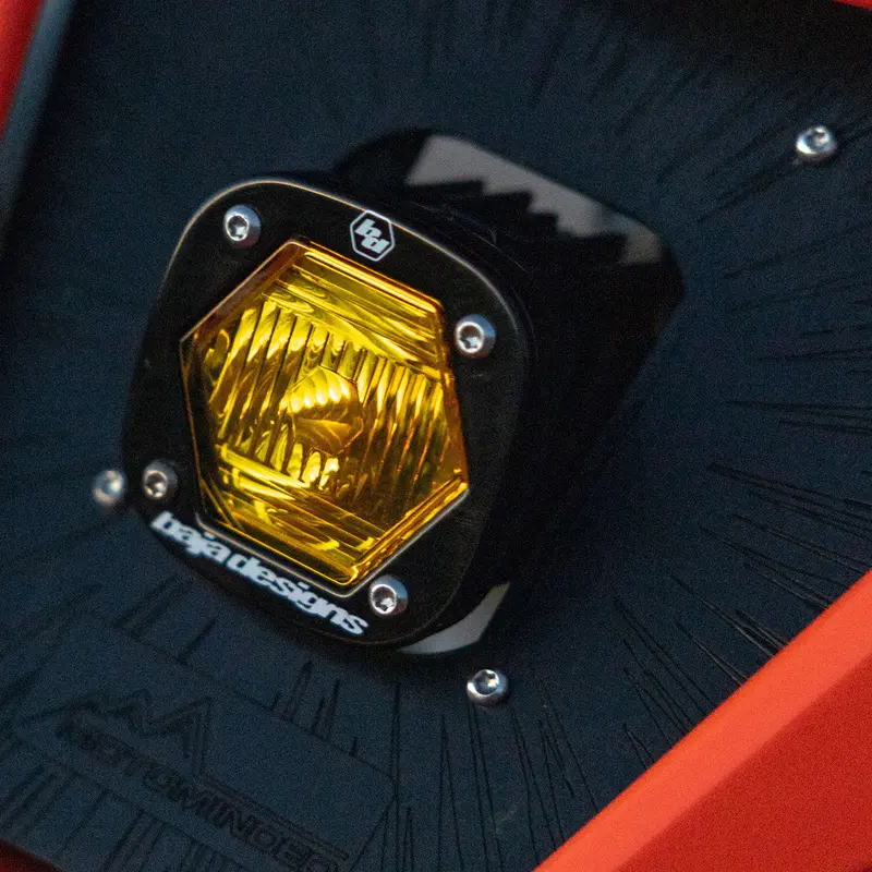 Baja Designs S1 Light Pod Baja Amber Trail Lens 5000K Led 2375 Lumens Off-Road Lighting 2