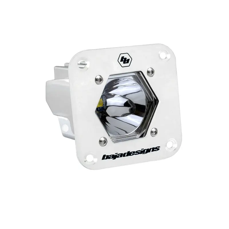 Baja Designs S1 White Flush Mount Auxiliary Led Spot Light Pod - Universal 1