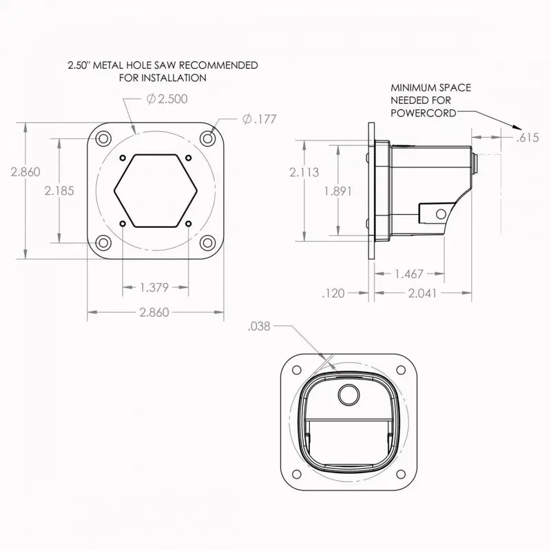 Baja Designs S1 White Flush Mount Auxiliary Wide Cornering Light Pod - Universal 2