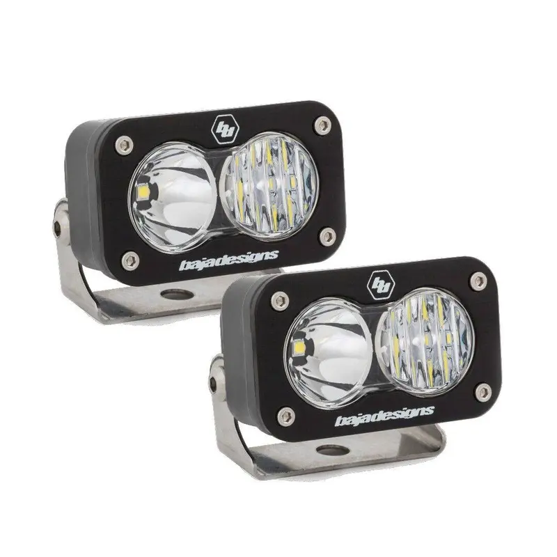 Baja Designs S2 Pro 5000K Clear Driving/Combo Led Light Pods With Rock Guards 2