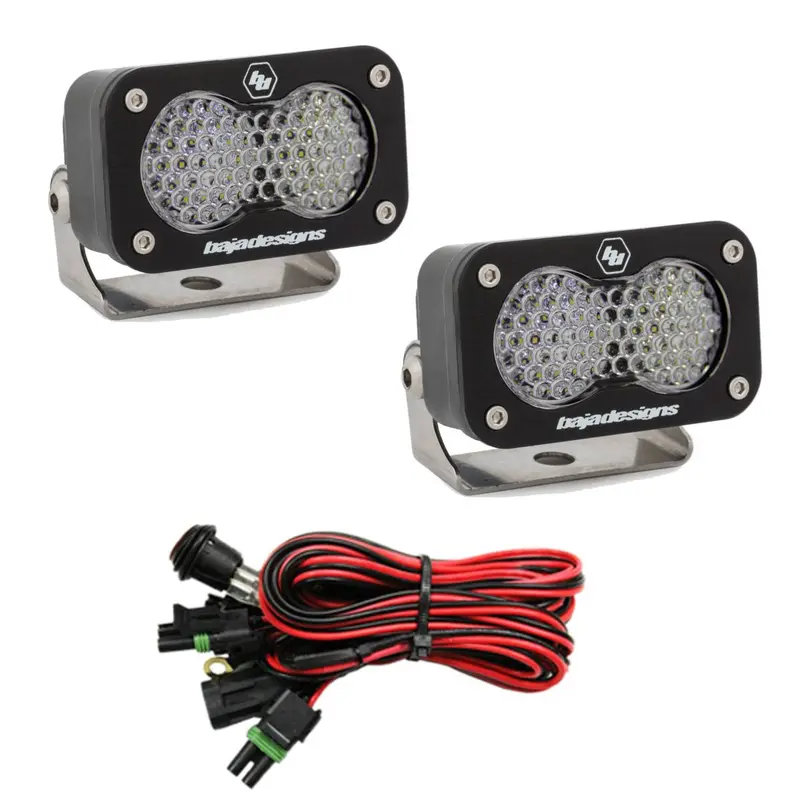 Baja Designs S2 Pro Clear Work/Scene Pattern Led Lights 5000K 2,450 Lumens 1