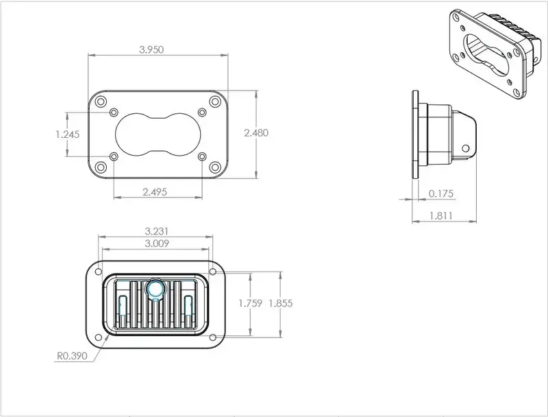 Baja Designs S2 Pro White Flush Mount Clear Work/Scene Led Auxiliary Light Pod 2