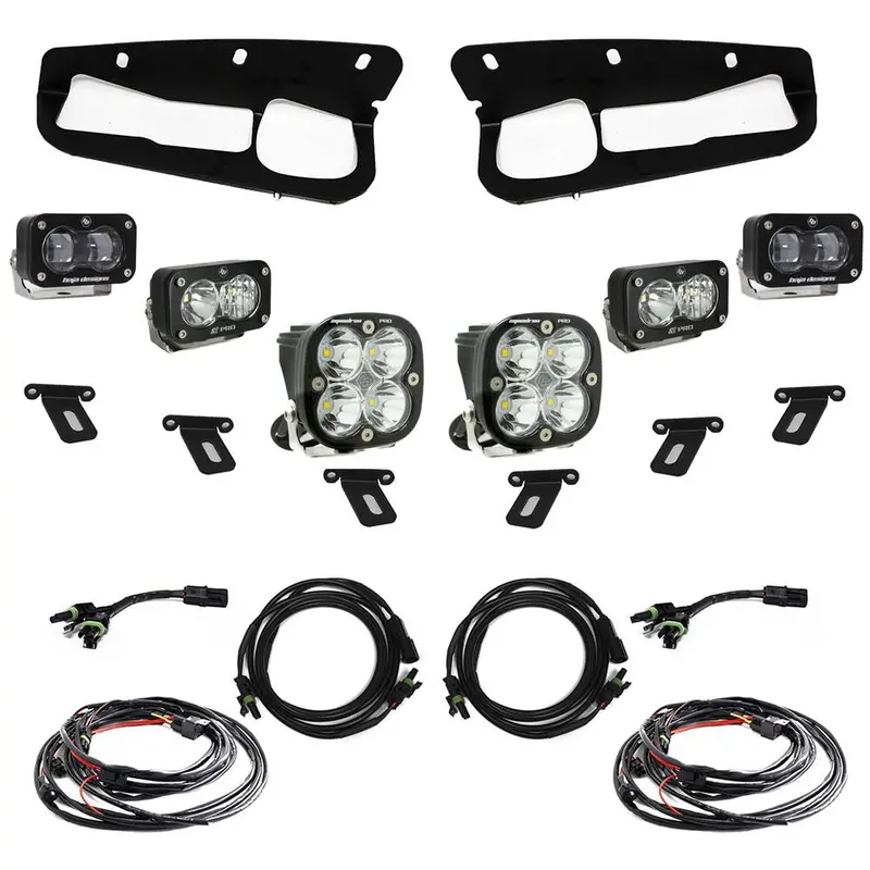Baja Designs S2 Sae Clear Fog Light Pro Kit For 2021-2025 Ford Bronco 1