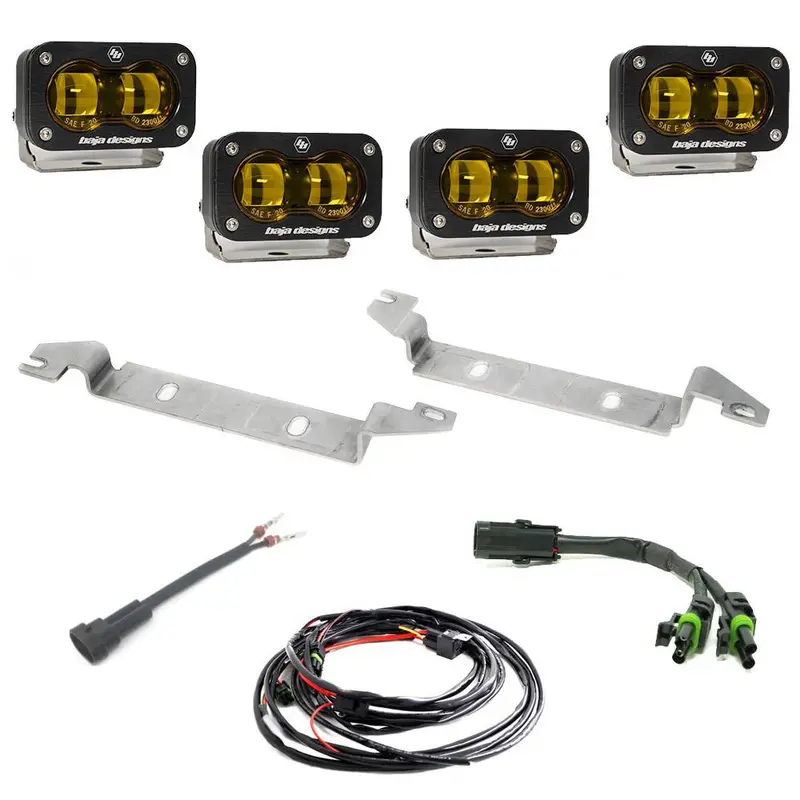 Baja Designs S2 Sae Oem Amber Fog Light Replacement Kit For 2023-2025 Toyota Sequoia 1