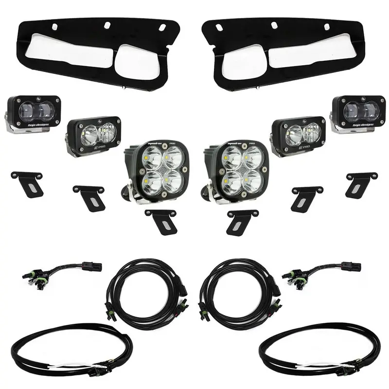 Baja Designs S2 Sae Pro Clear Led Fog Light Kit For 2021-2025 Ford Bronco 1