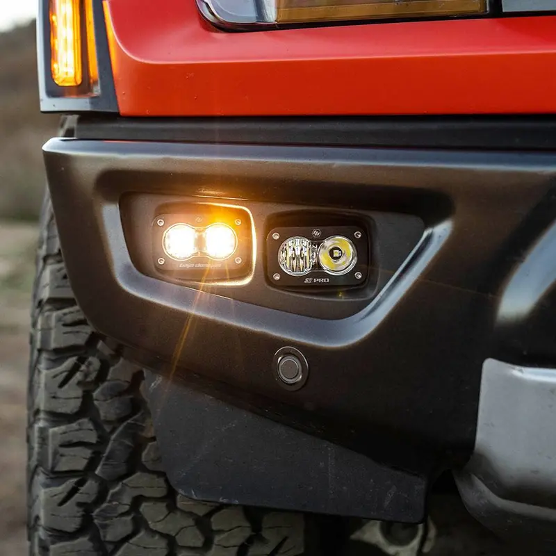 Baja Designs S2 Sae/S2 Pro Clear Fog Light Kit For 2021-2025 Ford Raptor/Bronco 2