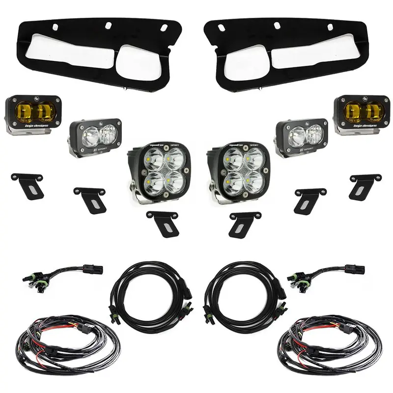 Baja Designs S2 Sae Sportsman Led Fog Pocket Light Kit For 2017-2020 Ford Bronco 1