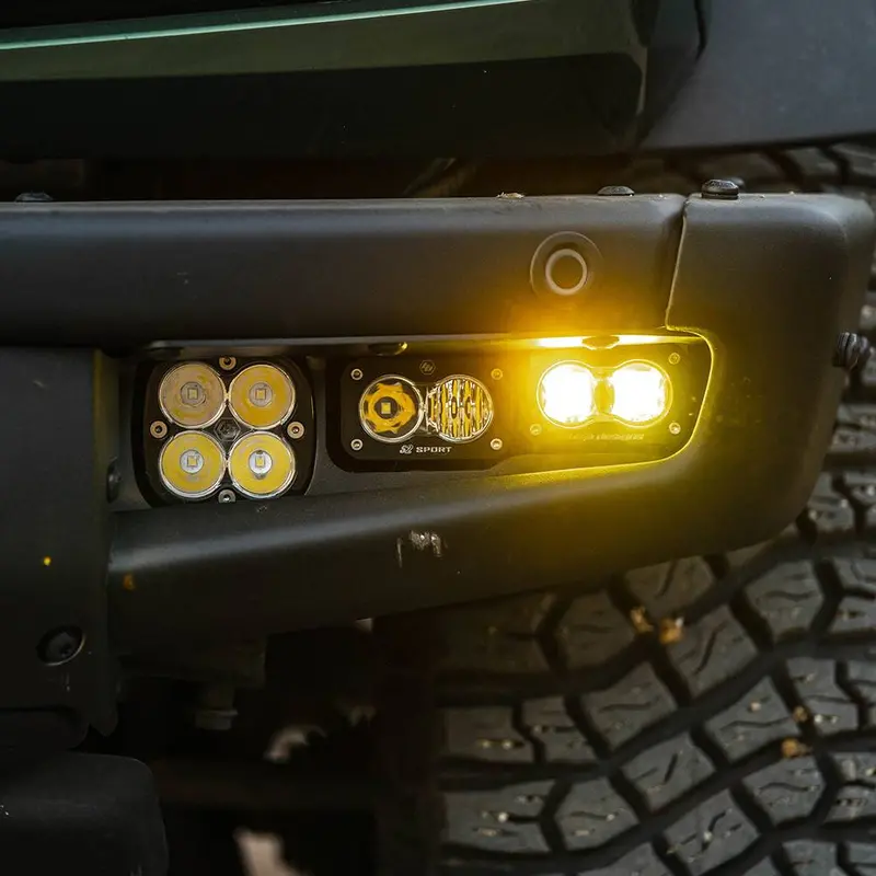 Baja Designs S2 Sae Sportsman Led Fog Pocket Light Kit For 2017-2020 Ford Bronco 2