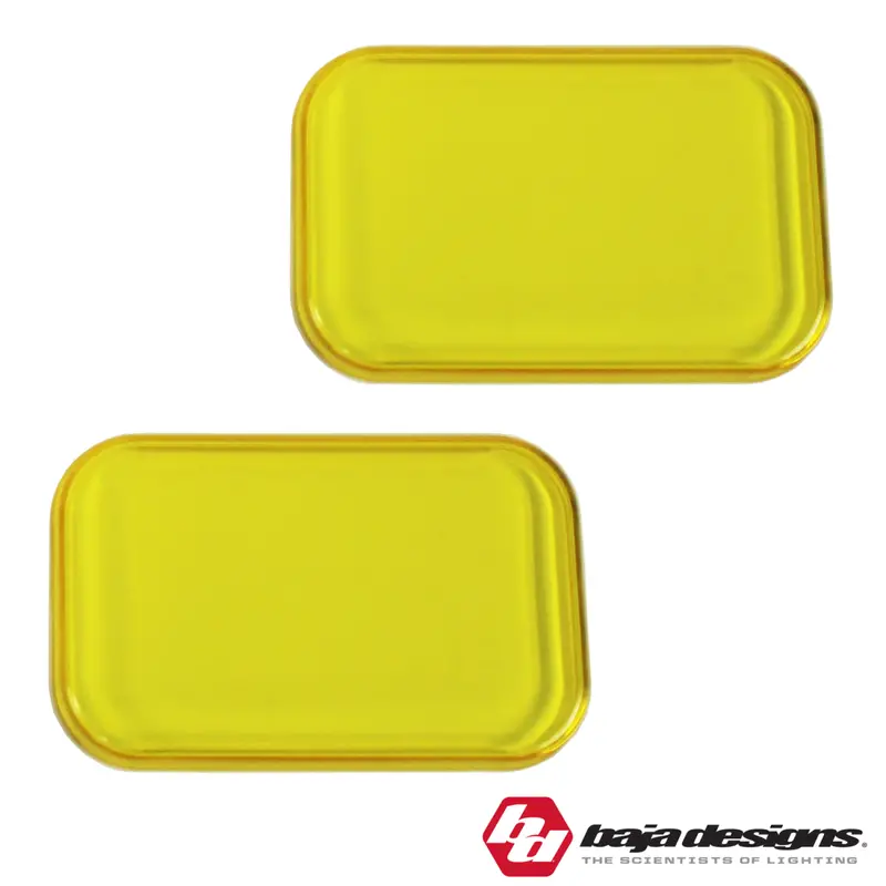 Baja Designs S2 Single Rock Guard - Amber Color Lens - Universal 1