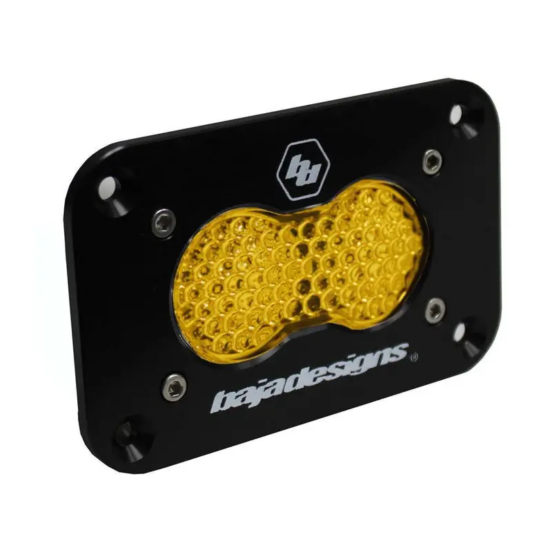 Baja Designs S2 Sport Amber Work/Scene Flush Mount 5000K Led Light Pod 1