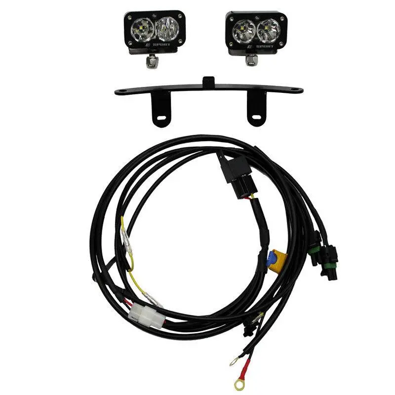Baja Designs S2 Sport Windscreen Mount Led Light Kit For 16-20 Honda Africa Twin 1