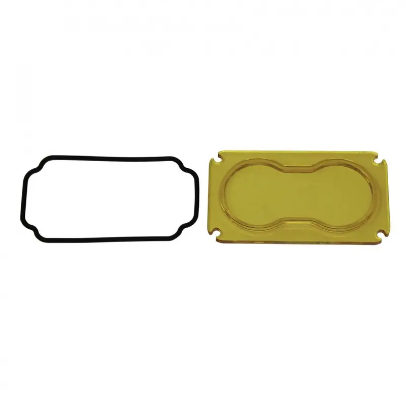 Baja Designs S2 Spot Light Pod Lens Cover Kit - Amber Color 1