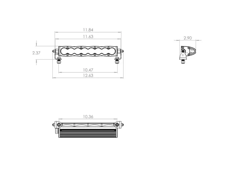 Baja Designs S8 10" Amber Driving/Combo Light Bar 701013 - 6350 Lumens 2