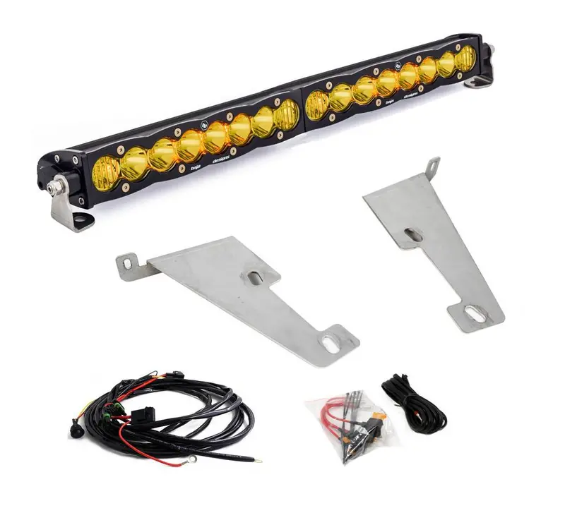 Baja Designs S8 20" Amber Bumper Light Bar Kit For 22-24 Toyota Tundra/Sequoia 1