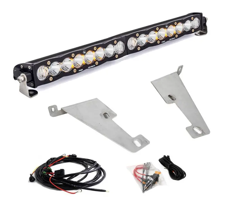 Baja Designs S8 20" Clear Bumper Light Bar Kit For 22-24 Toyota Tundra/Sequoia 1