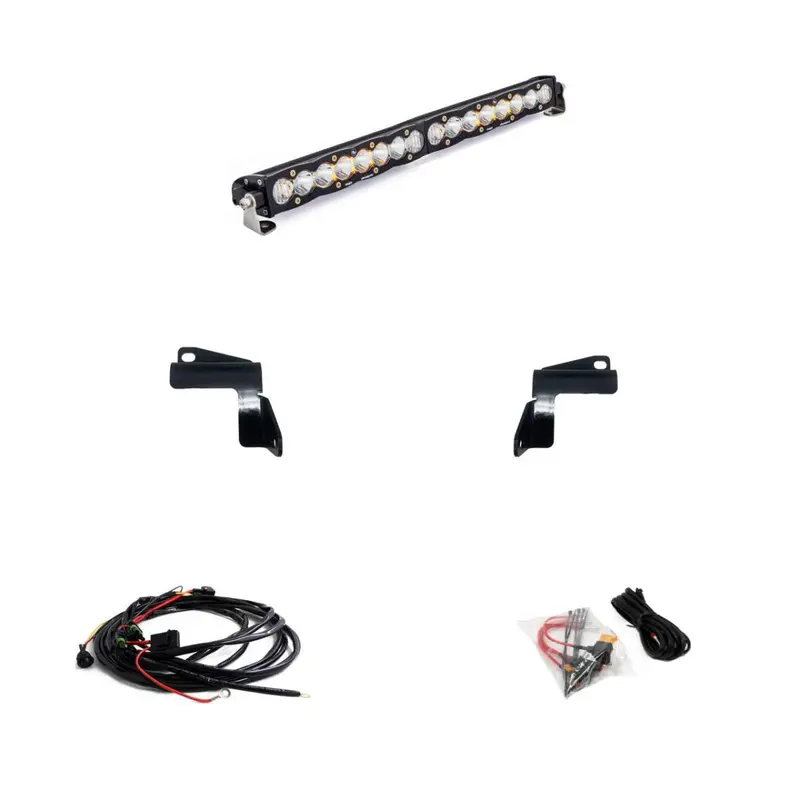 Baja Designs S8 20 Inch Led Bumper Light Bar Kit For 20-22 Gmc Sierra 2500/3500 1