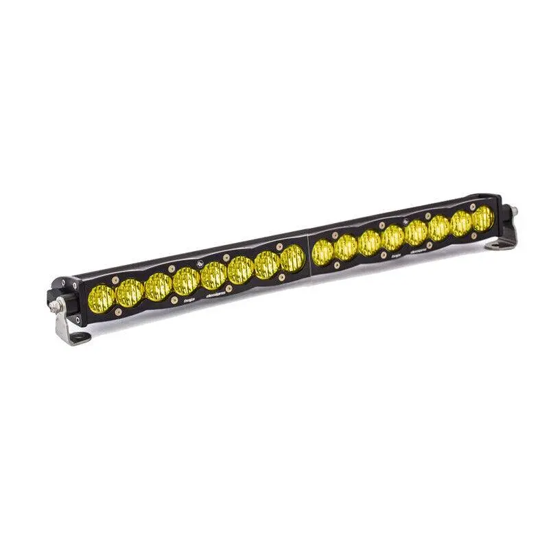 Baja Designs S8 20" Wide Driving Amber Led Light Bar W/ Mount & Harness Kit 2