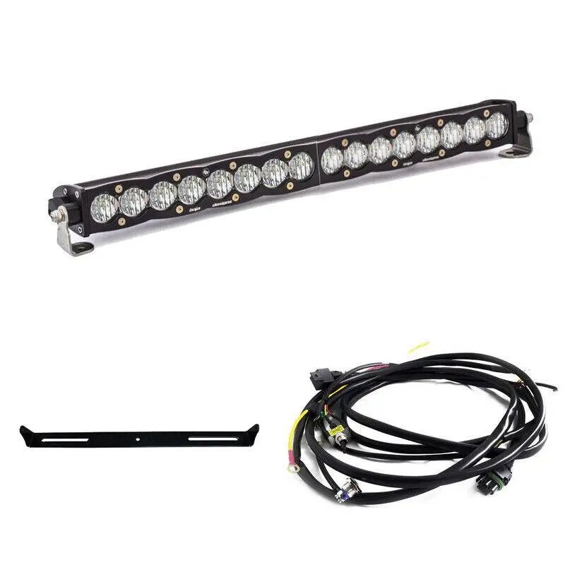 Baja Designs S8 20" Wide Driving Led Light Bar W/ Mount & Harness Kit 1
