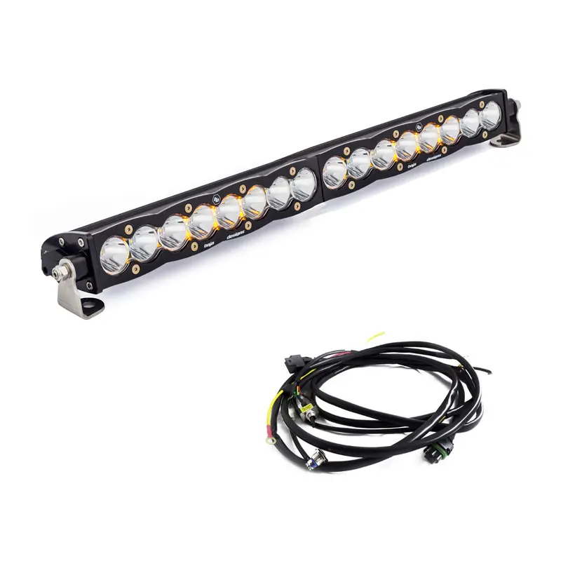 Baja Designs S8 20" Work/Scene Led Light Bar W/ Wiring Harness - Universal 1