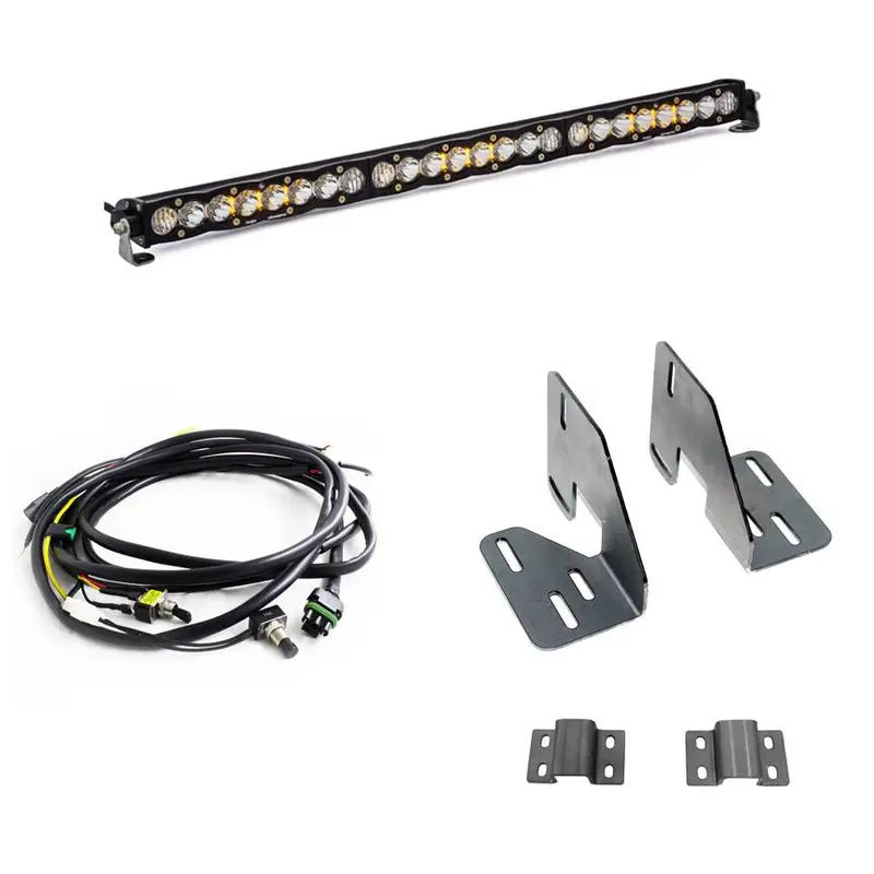 Baja Designs S8 30 Inch Grille Light Bar Kit For 18-19 Gmc Sierra 2500Hd/3500Hd 1