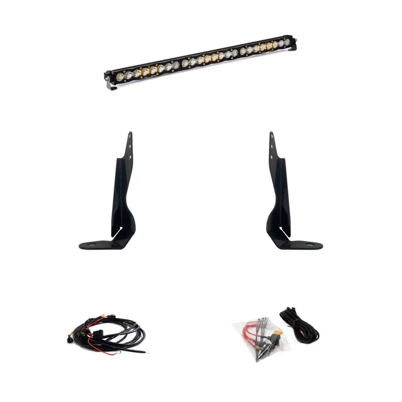Baja Designs S8 30" Led Grille Light Bar Kit For 20-22 Gmc Sierra 2500Hd/3500Hd 1