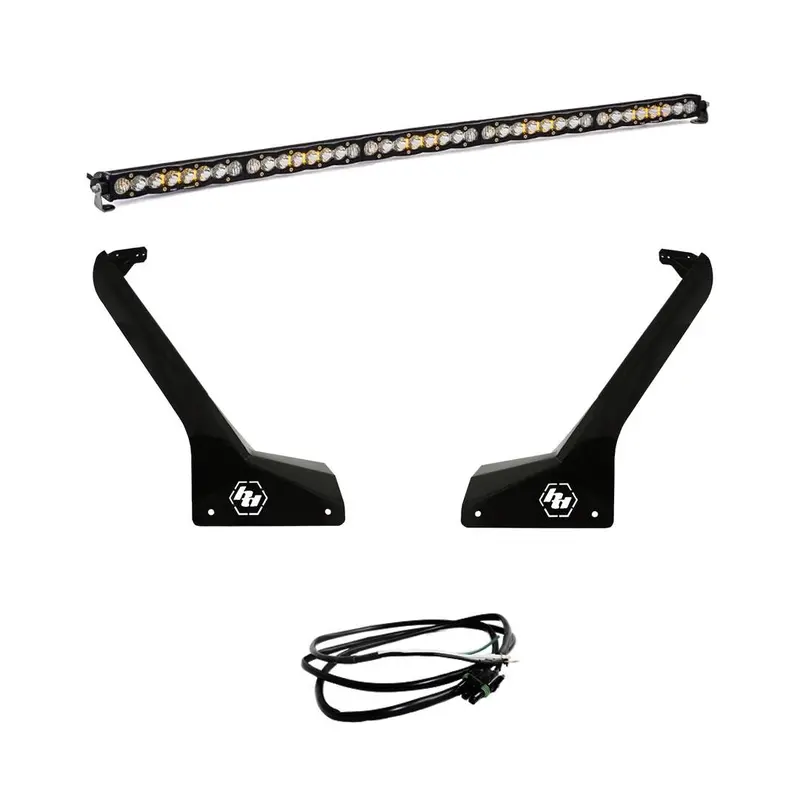 Baja Designs S8 50" Led Roof Mount Light Kit For 2020-2025 Jeep Gladiator / 2018-2025 Wrangler 1