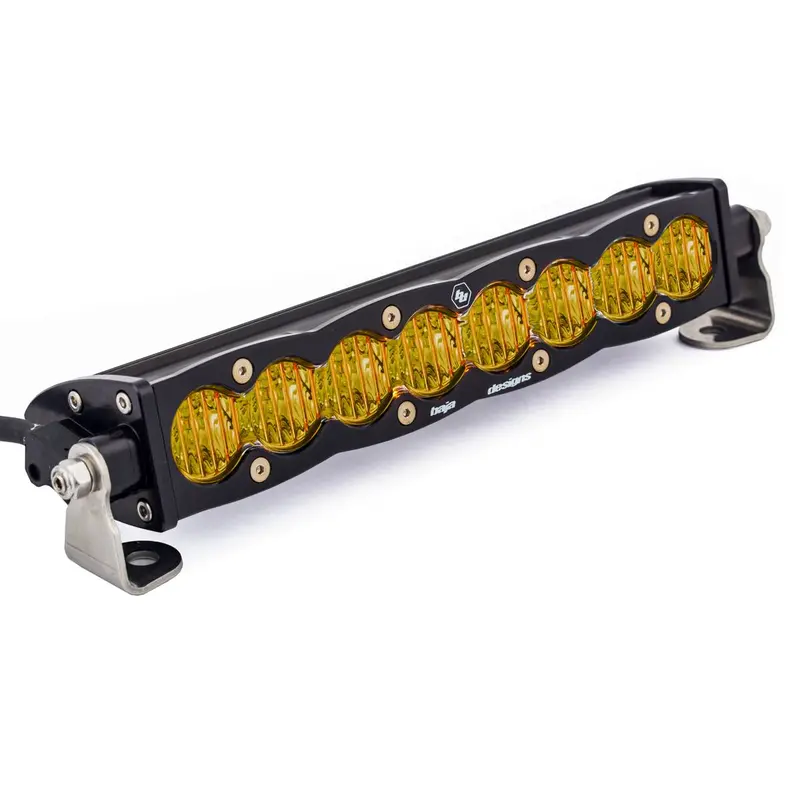 Baja Designs S8 Amber Wide Cornering Hood Mount Light Bar For 2020-2024 Polaris Rzr Pro 2
