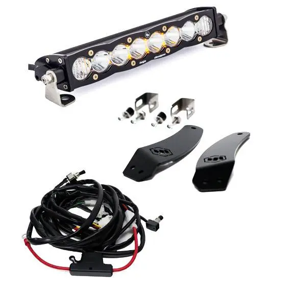 Baja Designs S8 Grill Mount Light Bar Kit For 18-21 Arctic Cat/Textron Wildcat 1