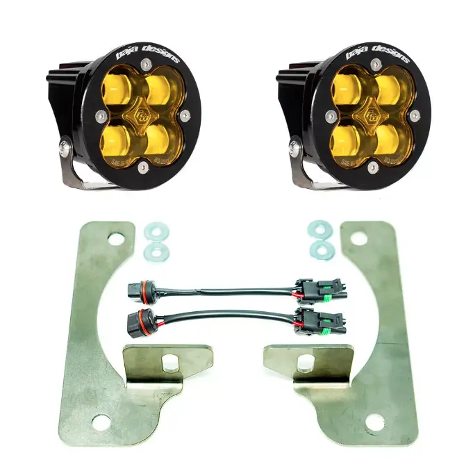 Baja Designs Sae Amber Fog Light Kit For 18-25 Jeep Wrangler / 20-25 Gladiator 1
