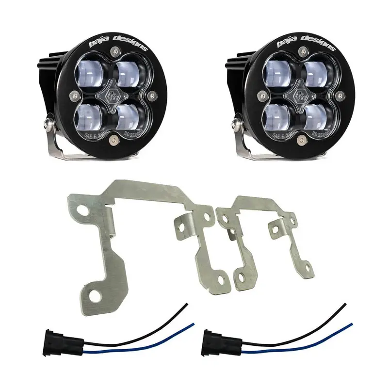 Baja Designs Sae Squadron Clear Fog Pocket Light Kit For 2010-2019 Ford/Subaru 1