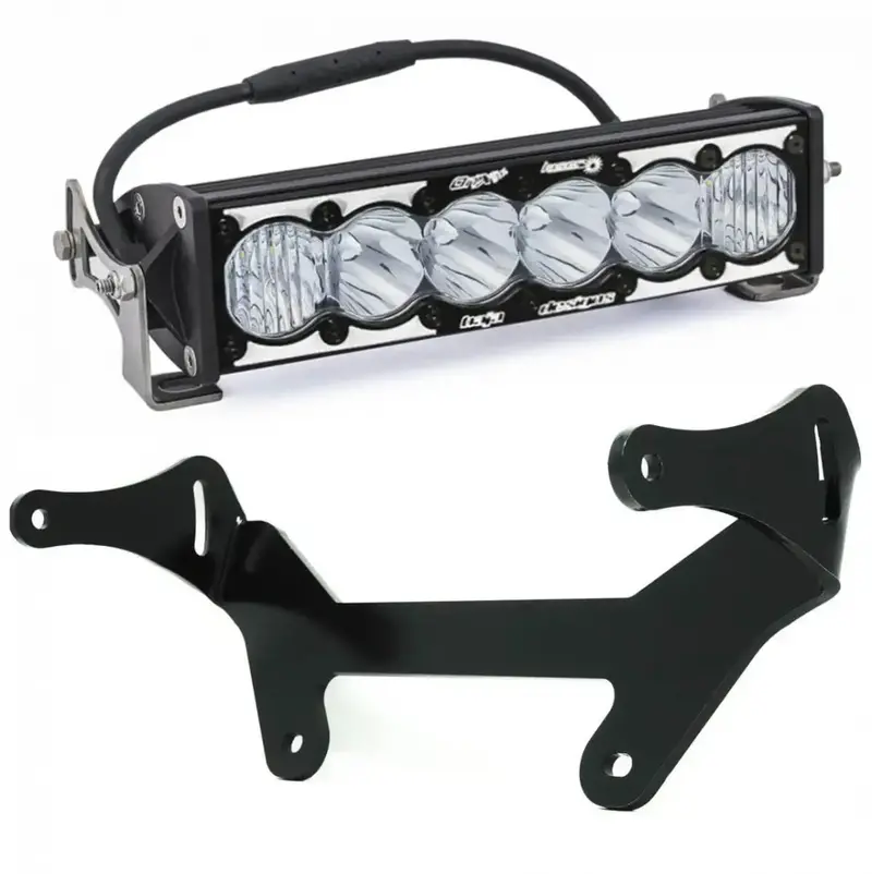 Baja Designs Shock Mount 10" Onx6+ Laser Light Bar Kit For Can-Am Maverick X3 1