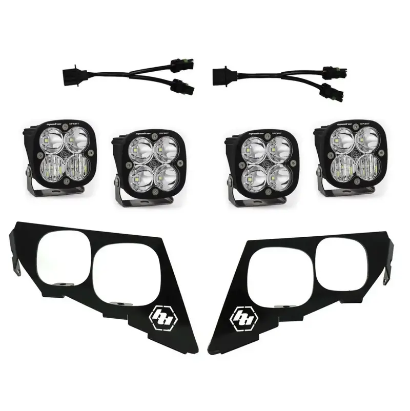 Baja Designs Squadron Headlight Kit For 2018-2021 Arctic Cat/Textron Wildcat Xx 1