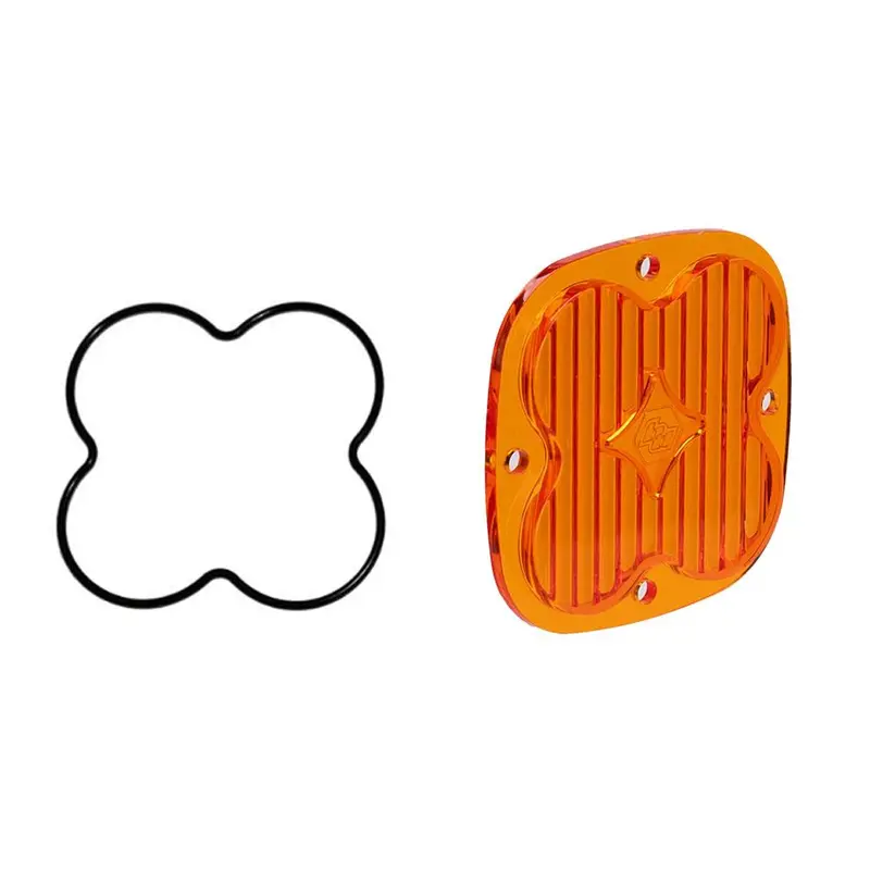 Baja Designs Squadron Light Pod Lens Kit - Wide Cornering - Factory Amber - Universal 1