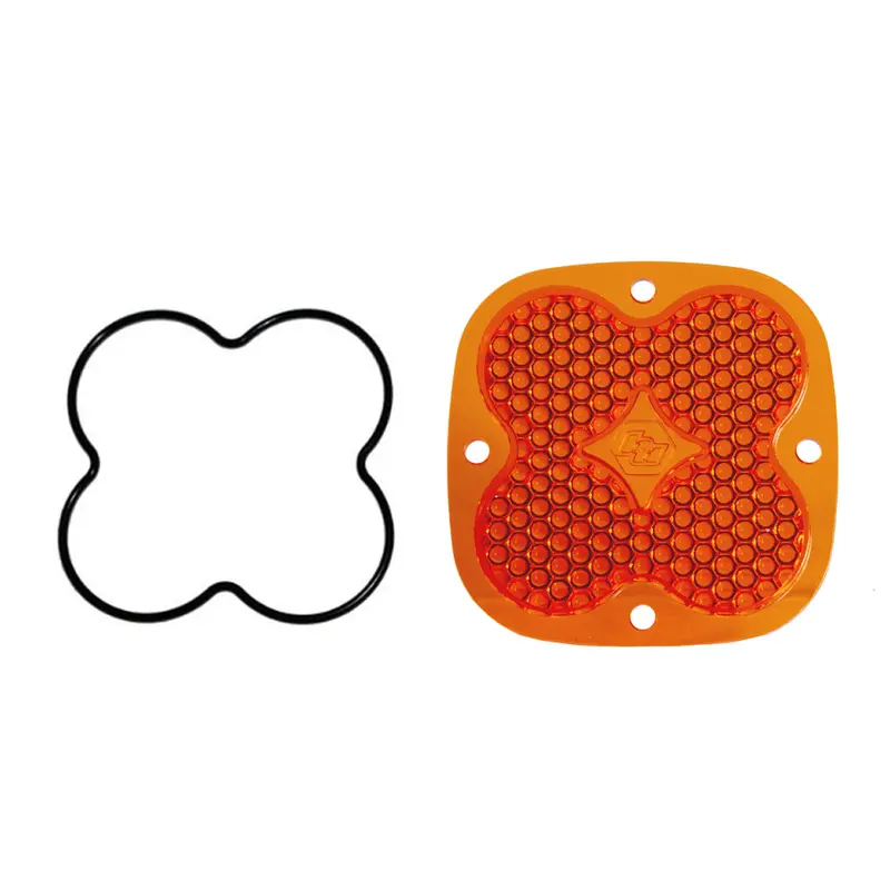 Baja Designs Squadron Light Pod Lens Kit - Work/Scene - Factory Amber - Universal 1