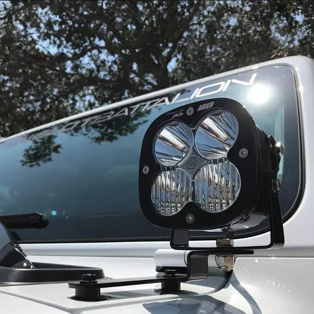 Baja Designs Squadron Pro Clear A-Pillar Lights For 18-25 Jeep Wrangler / 20-25 Gladiator 2