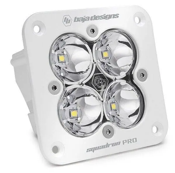 Baja Designs Squadron Pro Flush Mount White Clear 4,600 Lm Led Spot Light Pod 1