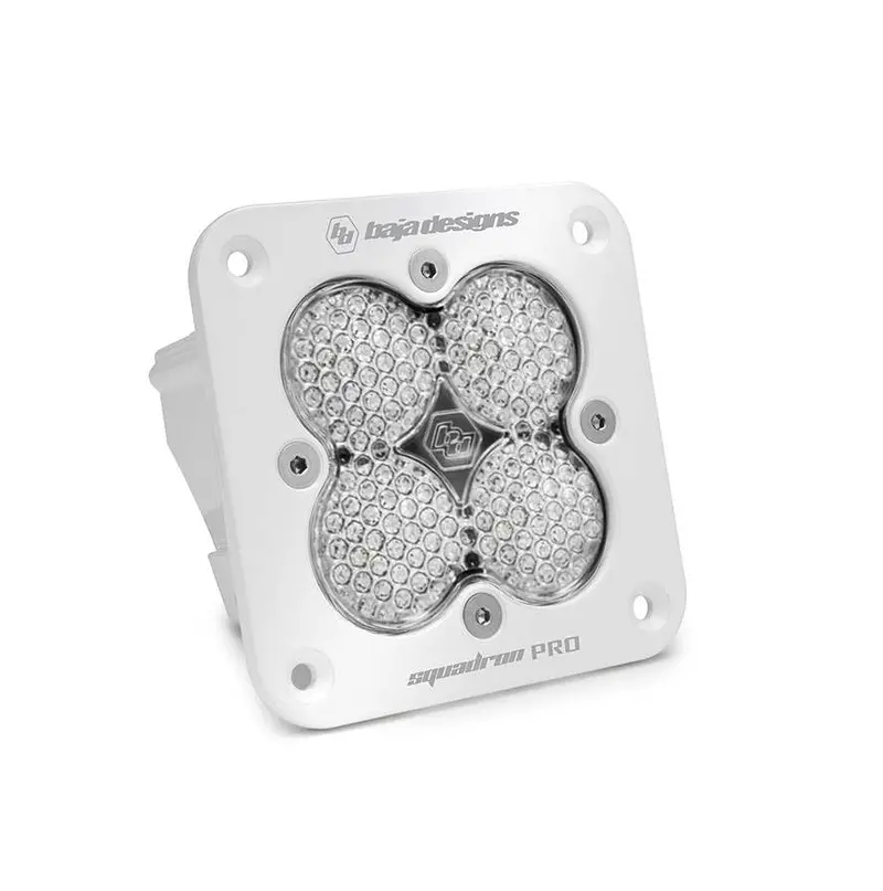 Baja Designs Squadron Pro Flush Mount White Clear Led Work/Scene Light Pod 1