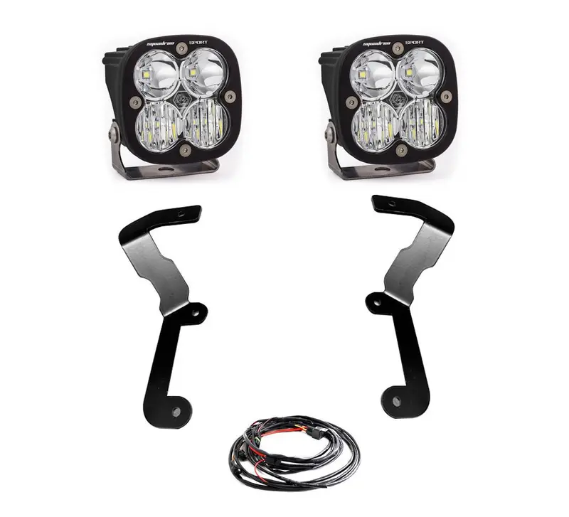 Baja Designs Squadron Pro Led A-Pillar Light Kit For 2019-2022 Gmc Sierra 1500 1