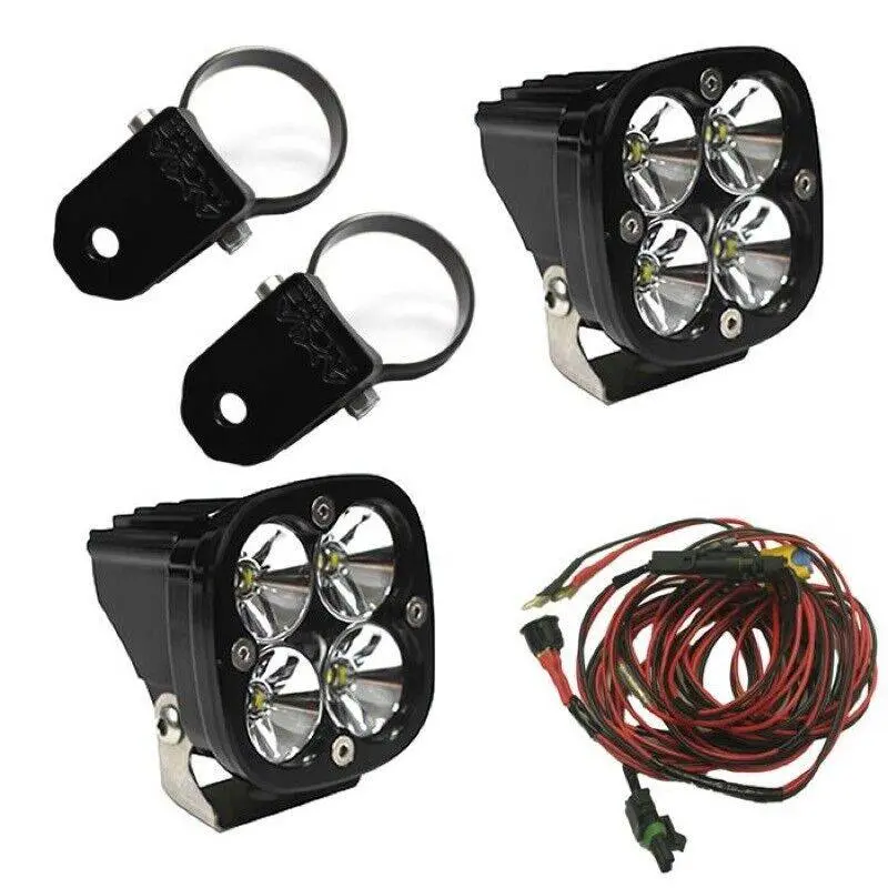Baja Designs Squadron Pro Led Light 2" A-Pillar Mount For Can-Am Maverick 1
