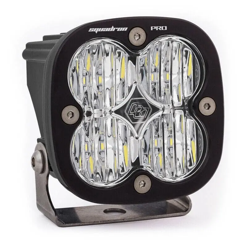 Baja Designs Squadron Pro Led Wide Cornering Light Kit & Black Rock Guard 2