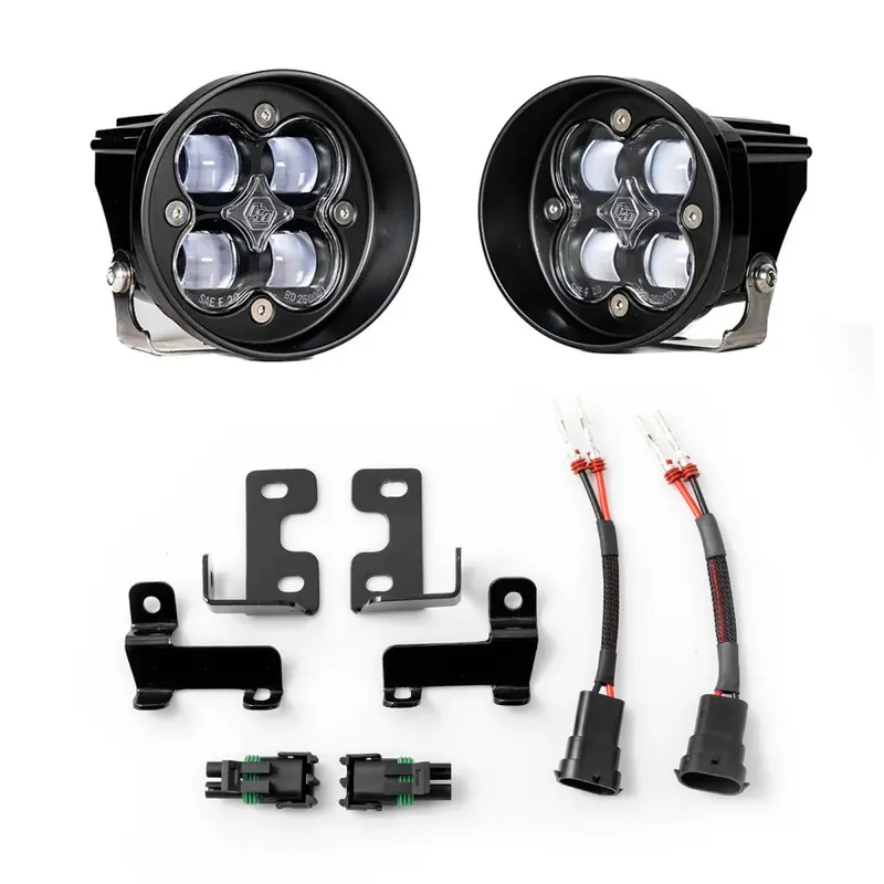 Baja Designs Squadron-R Clear Sae Led Fog Light Kit For 2010+ 4Runner | Tacoma | Tundra 1