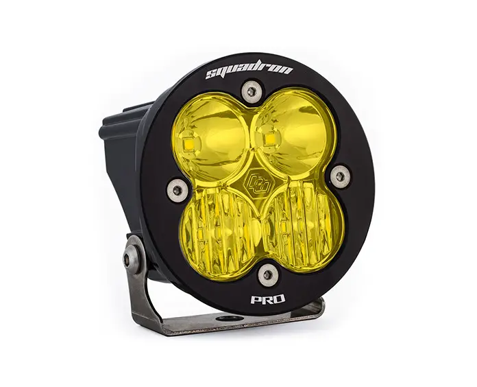 Baja Designs Squadron-R Pro Black Amber Led Auxiliary Driving/Combo Light Pod 1