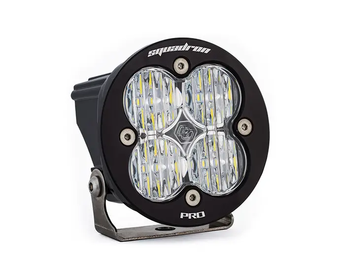 Baja Designs Squadron-R Pro Black Clear Led Auxiliary Wide Cornering Light Pod 1